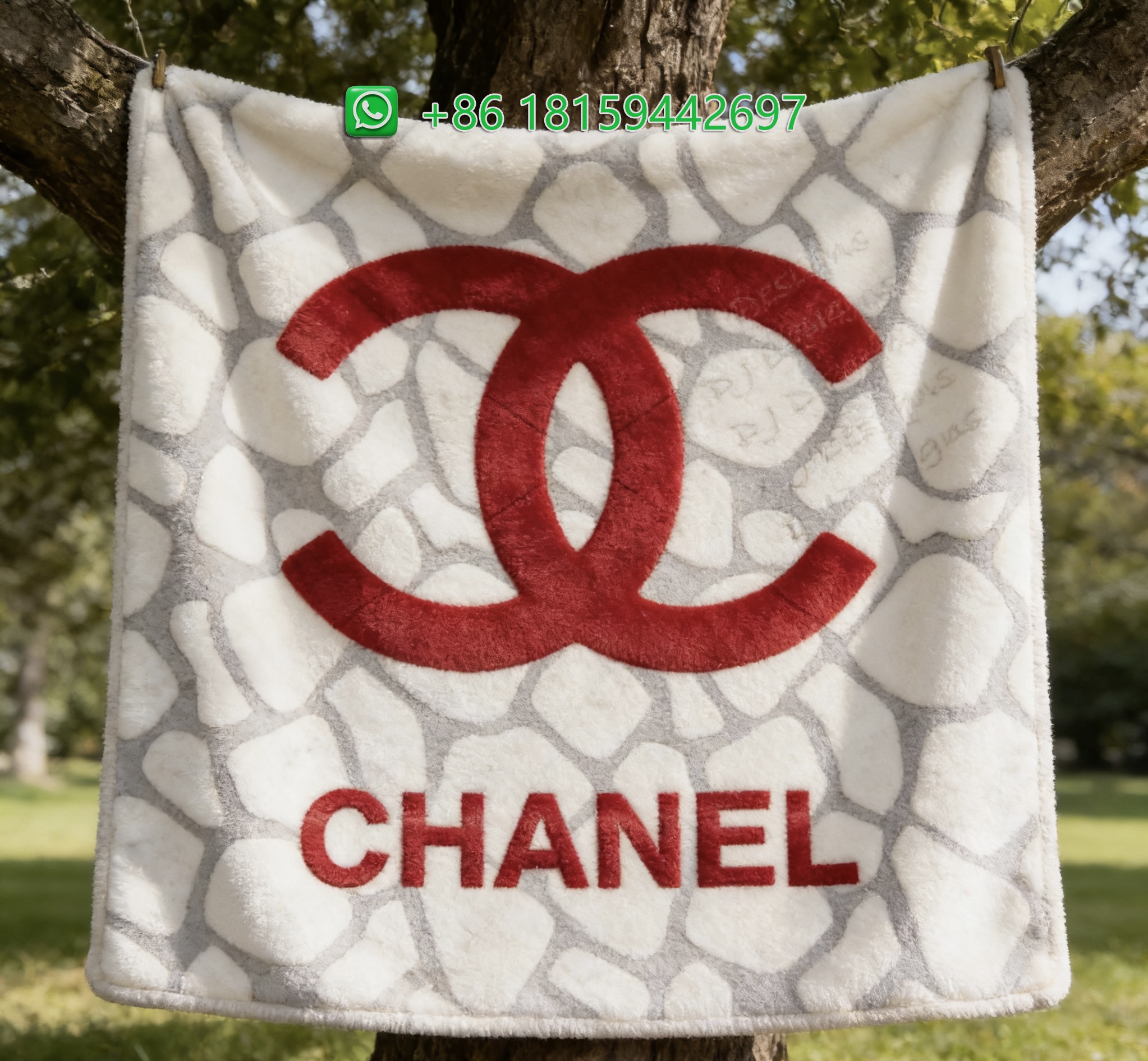 Chanel Throw Blankets